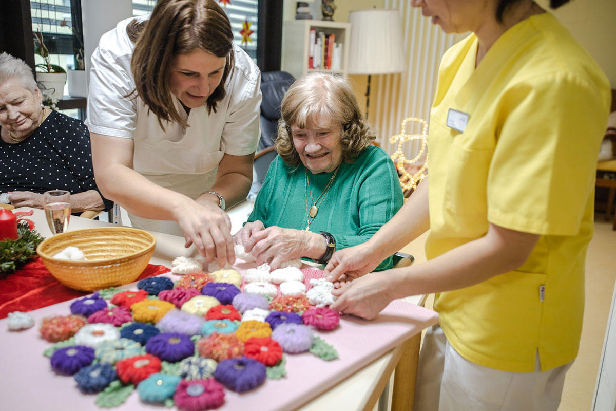 Marienstift München Aktivitäten Basteln